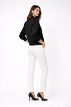 Driftly | Bomber Jacket Women's Zip Closure Ribbed Edges - product photo 4