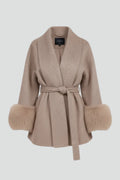 Driftly | Coat Women's Belted Full Length Waist Tie - product photo 1