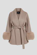 Driftly | Coat Women's Belted Full Length Waist Tie - product photo 1