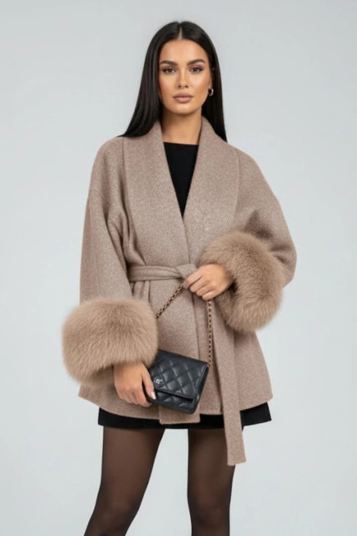 Driftly | Coat Women's Belted Full Length Waist Tie - product photo 2