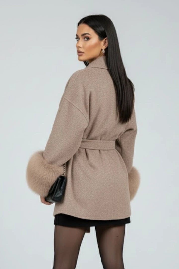 Driftly | Coat Women's Belted Full Length Waist Tie - product photo 4