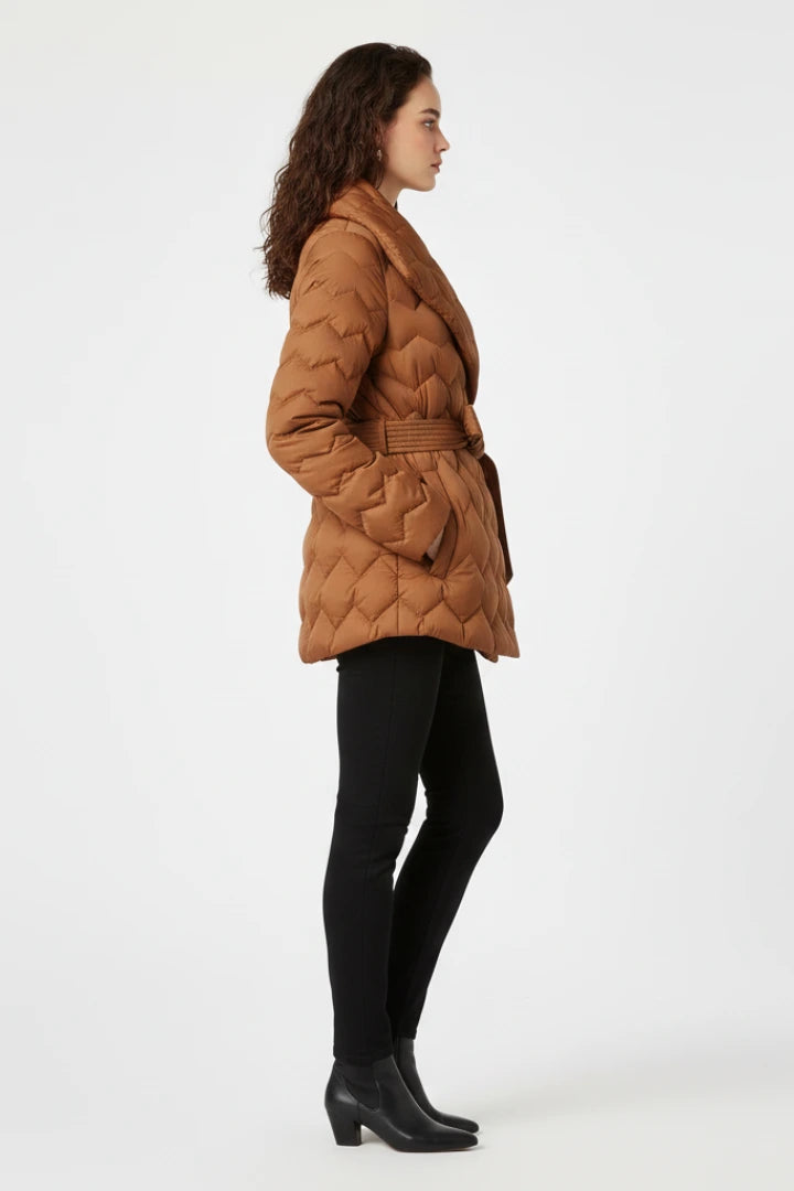 Driftly | Coat Women's Belted Waist Deep Pocket - product photo 3