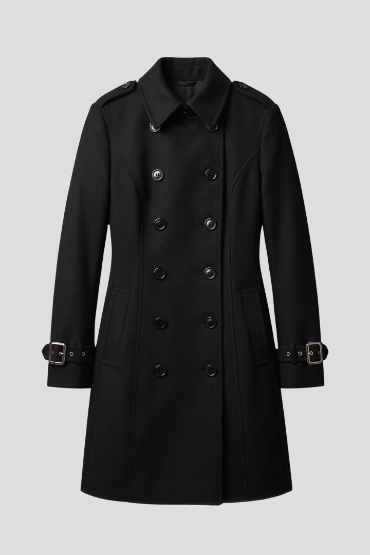 Driftly | Coat Women's Double-Breasted Long Sleeve - product photo 1