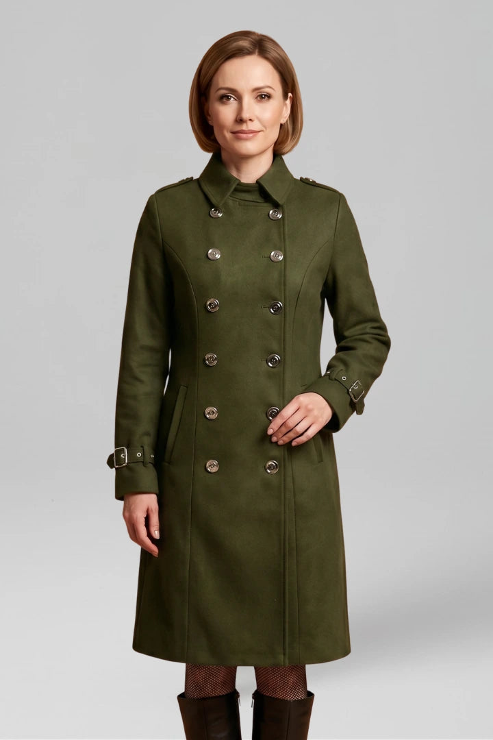 Driftly | Coat Women's Double-Breasted Long Sleeve - product photo 10