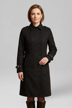 Driftly | Coat Women's Double-Breasted Long Sleeve - product photo 2