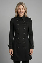 Driftly | Coat Women's Double-Breasted Long Sleeve - product photo 3