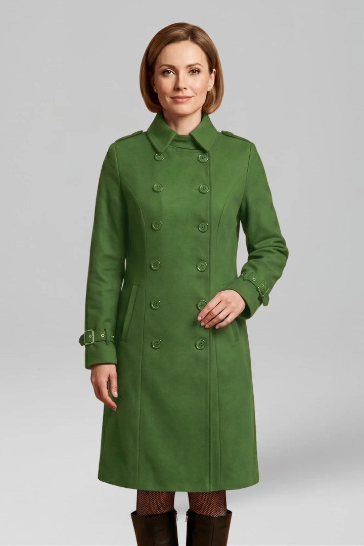 Driftly | Coat Women's Double-Breasted Long Sleeve - product photo 7
