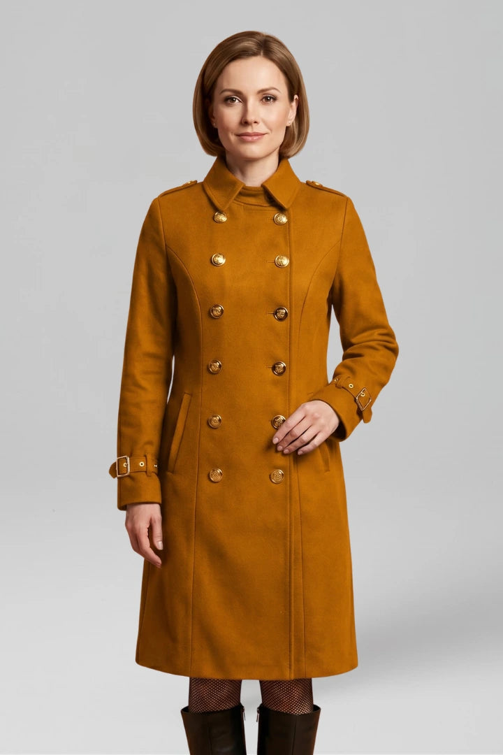 Driftly | Coat Women's Double-Breasted Long Sleeve - product photo 8