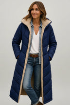 Driftly | Coat Women's Hooded Zip-Up Long - product photo 4