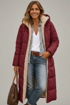 Driftly | Coat Women's Hooded Zip-Up Long - product photo 7