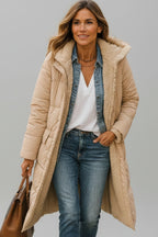 Driftly | Coat Women's Hooded Zip-Up Long - product photo 9