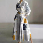 Driftly | Dress Women's Front Wrap Collared Maxi - product photo 16