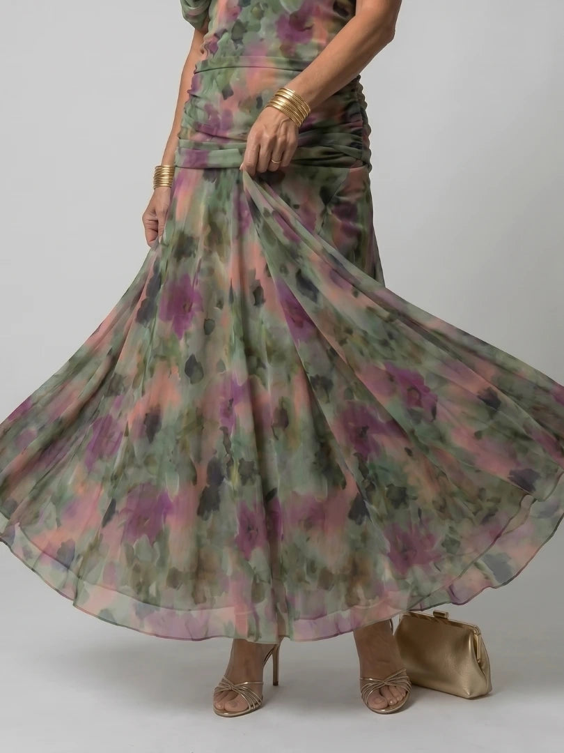 Driftly | Dress Women's Off-Shoulder Draped Midi - product photo 16