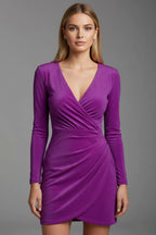 Driftly | Dress Women's V-Neck Long Sleeve - product photo 24