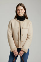 Driftly | Jacket Women's Button Closure Trim Edging - product photo 6