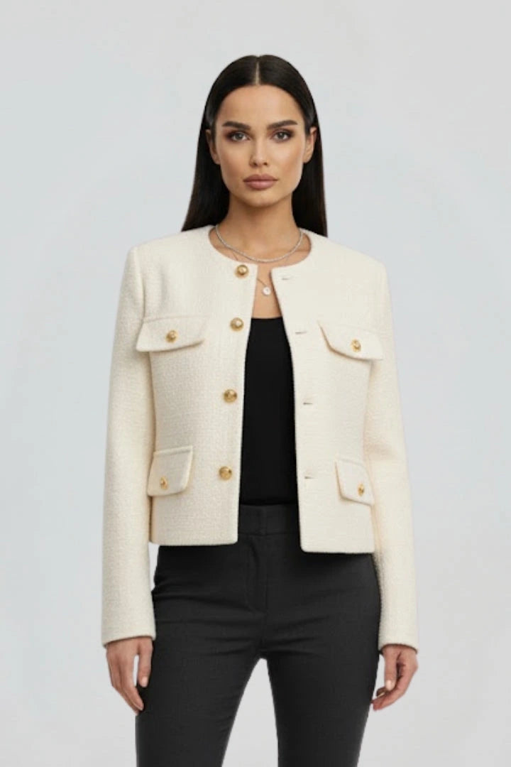 Driftly | Jacket Women's Cropped Button-Front - product photo 2