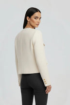 Driftly | Jacket Women's Cropped Button-Front - product photo 4