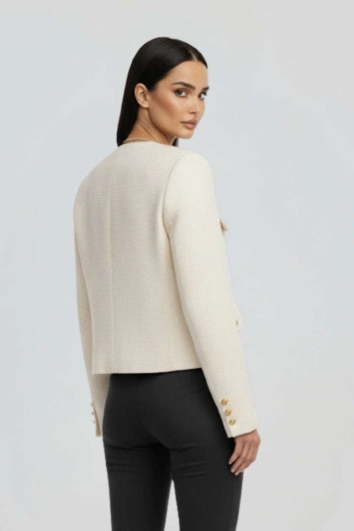 Driftly | Jacket Women's Cropped Button-Front - product photo 4