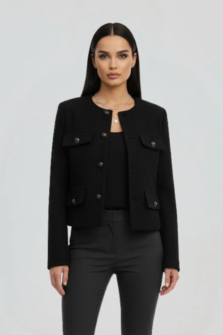 Driftly | Jacket Women's Cropped Button-Front - product photo 6