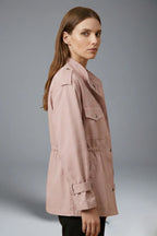 Driftly | Jacket Women's Double Breasted Utility Belt - product photo 2