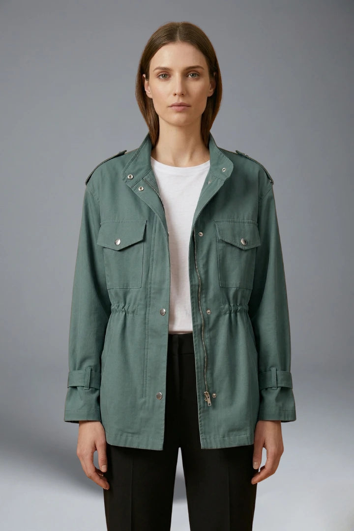 Driftly | Jacket Women's Double Breasted Utility Belt - product photo 7