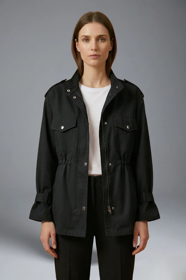 Driftly | Jacket Women's Double Breasted Utility Belt - product photo 8