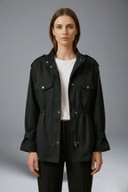 Driftly | Jacket Women's Double Breasted Utility Belt - product photo 8