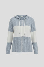 Driftly | Jacket Women's Hooded Zipper Ribbed - product photo 1