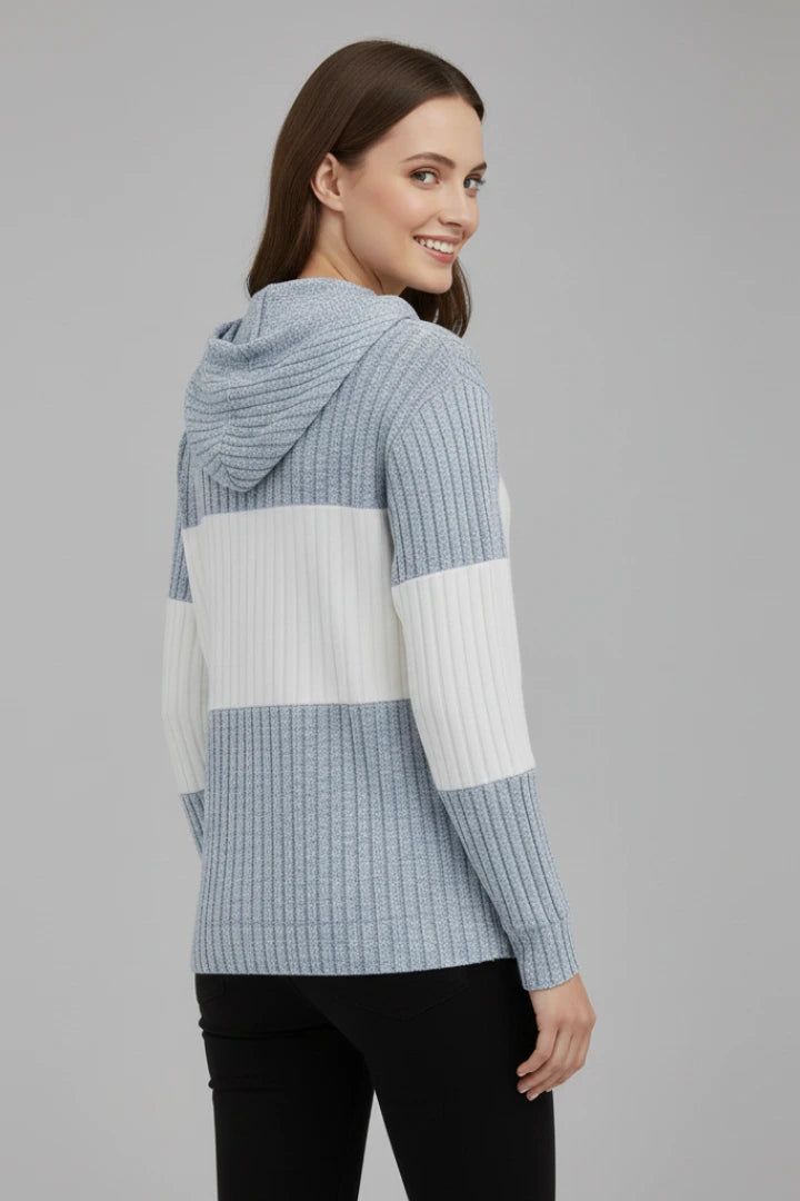 Driftly | Jacket Women's Hooded Zipper Ribbed - product photo 4