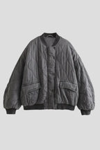 Driftly | Jacket Women's Quilted Snap Closure Bomber - product photo 1
