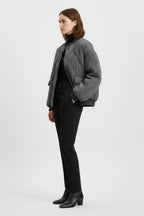 Driftly | Jacket Women's Quilted Snap Closure Bomber - product photo 4