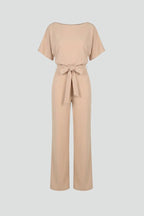 Driftly | Jumpsuit Women's Belted Wide Leg - product photo 1