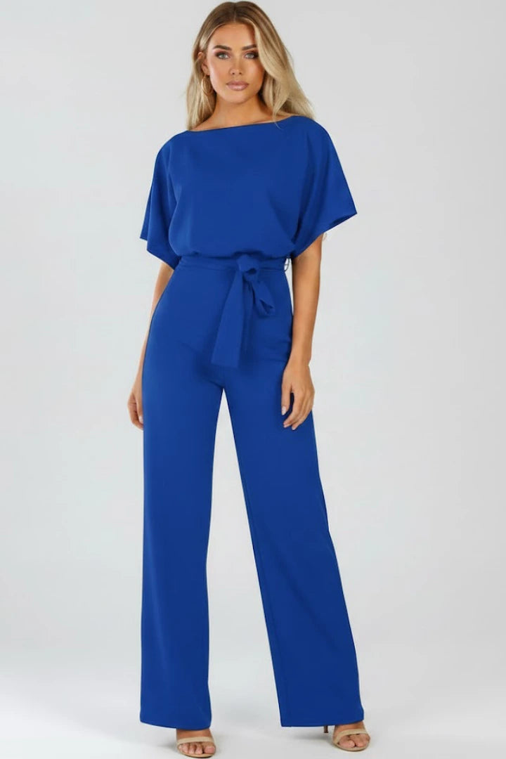 Driftly | Jumpsuit Women's Belted Wide Leg - product photo 4