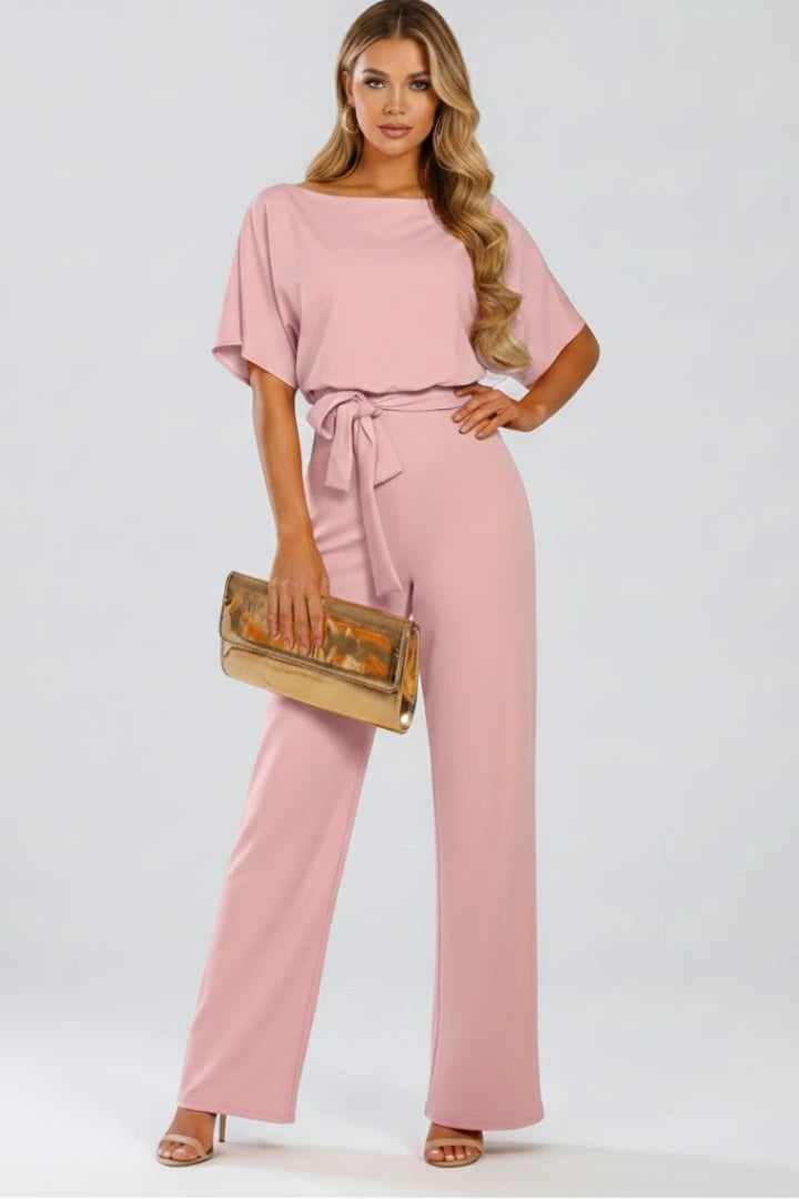 Driftly | Jumpsuit Women's Belted Wide Leg - product photo 8