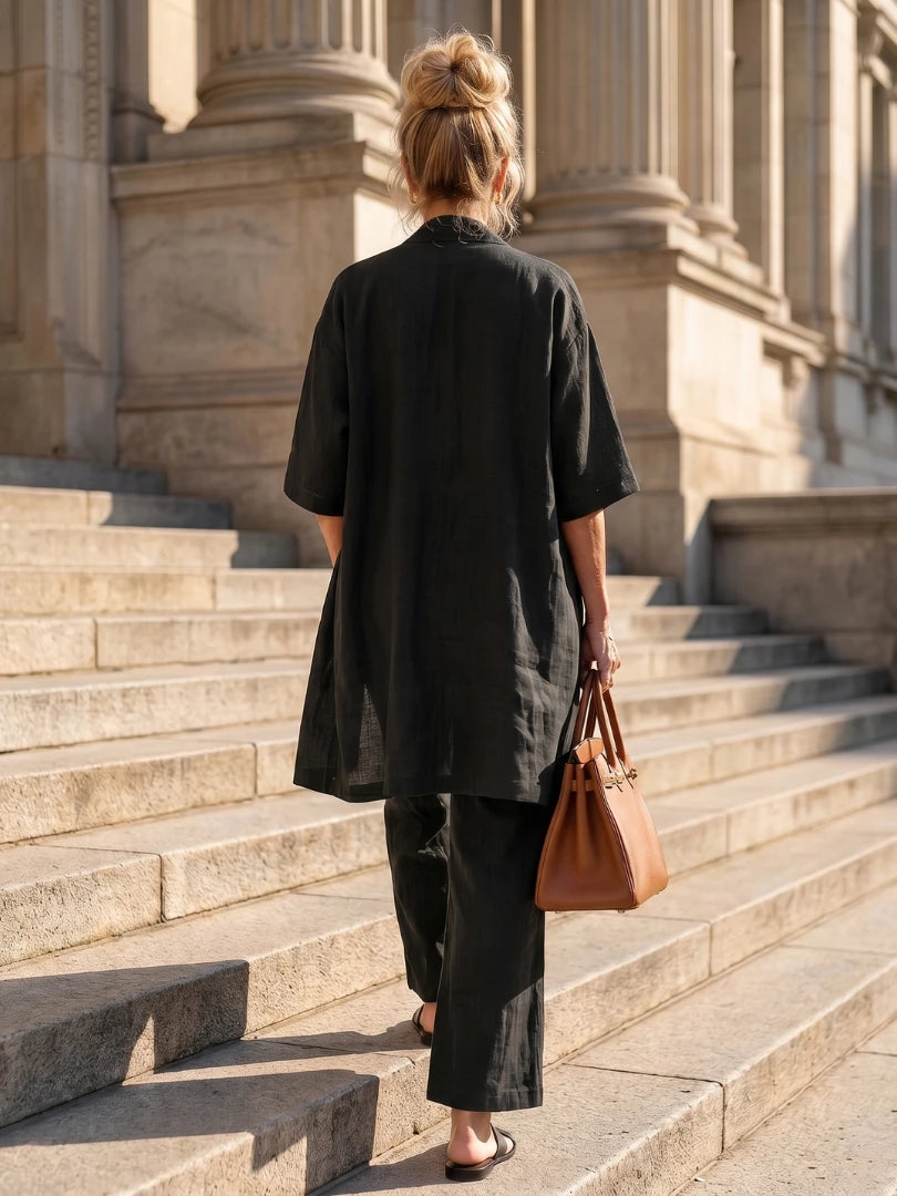 Driftly | Jumpsuit Women's Relaxed Three Piece Set - product photo 17