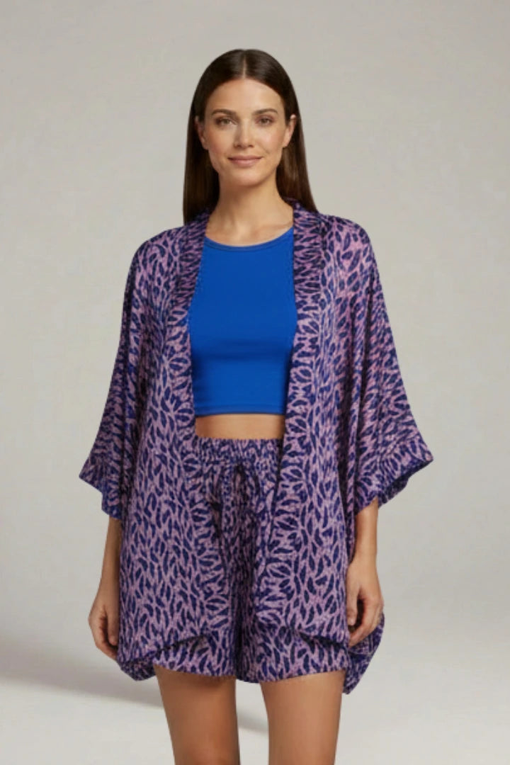Driftly | Set Women's Open Front Jacket Shorts - product photo 8
