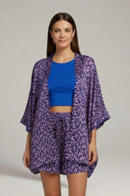 Driftly | Set Women's Open Front Jacket Shorts - product photo 8
