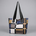 Driftly | Tote Bag Women's Plaid Wide Strap - product photo 1