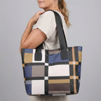 Driftly | Tote Bag Women's Plaid Wide Strap - product photo 2