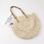 Driftly | Tote Bag Women's Woven Round Shoulder - product photo 1
