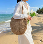 Driftly | Tote Bag Women's Woven Round Shoulder - product photo 2