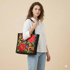 Driftly | Tote Women's Floral Pattern Beach - product photo 2