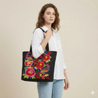 Driftly | Tote Women's Floral Pattern Beach - product photo 4