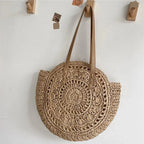 Driftly | Tote Women's Woven Round Beach - product photo 9