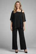 Driftly | Two Piece Set Women's Asymmetrical Top Wide Leg - product photo 2