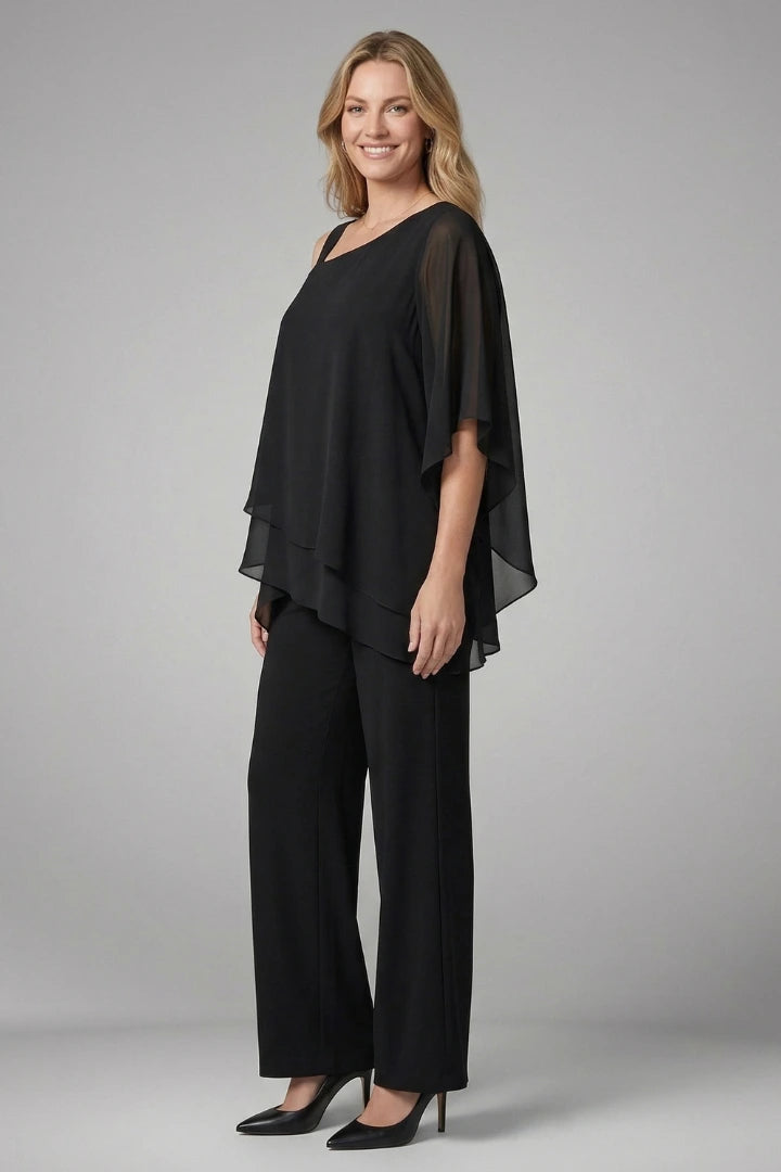 Driftly | Two Piece Set Women's Asymmetrical Top Wide Leg - product photo 4