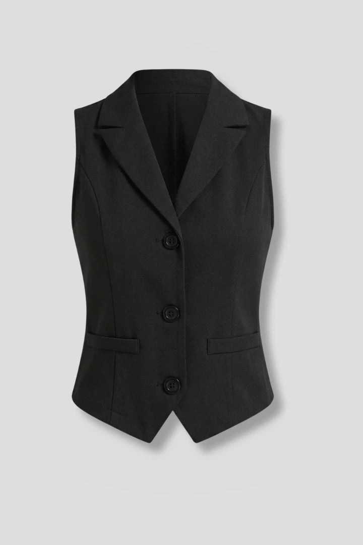 Driftly | Vest Women's Lapel Collar Button-Down - product photo 1