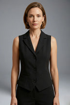 Driftly | Vest Women's Lapel Collar Button-Down - product photo 2