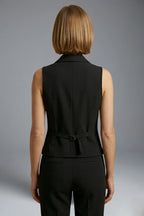 Driftly | Vest Women's Lapel Collar Button-Down - product photo 5