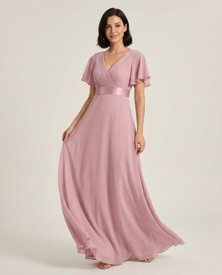 Driftly | Dress Women's Maxi Empire Waist - Chiffon